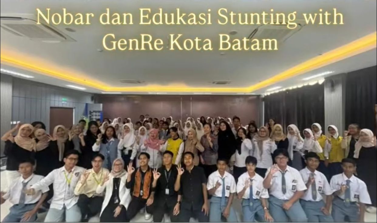 Nobar Edukasi Stunting PIK-R SMAN 16 Batam  Tunjukkan Peran Remaja Aktif
